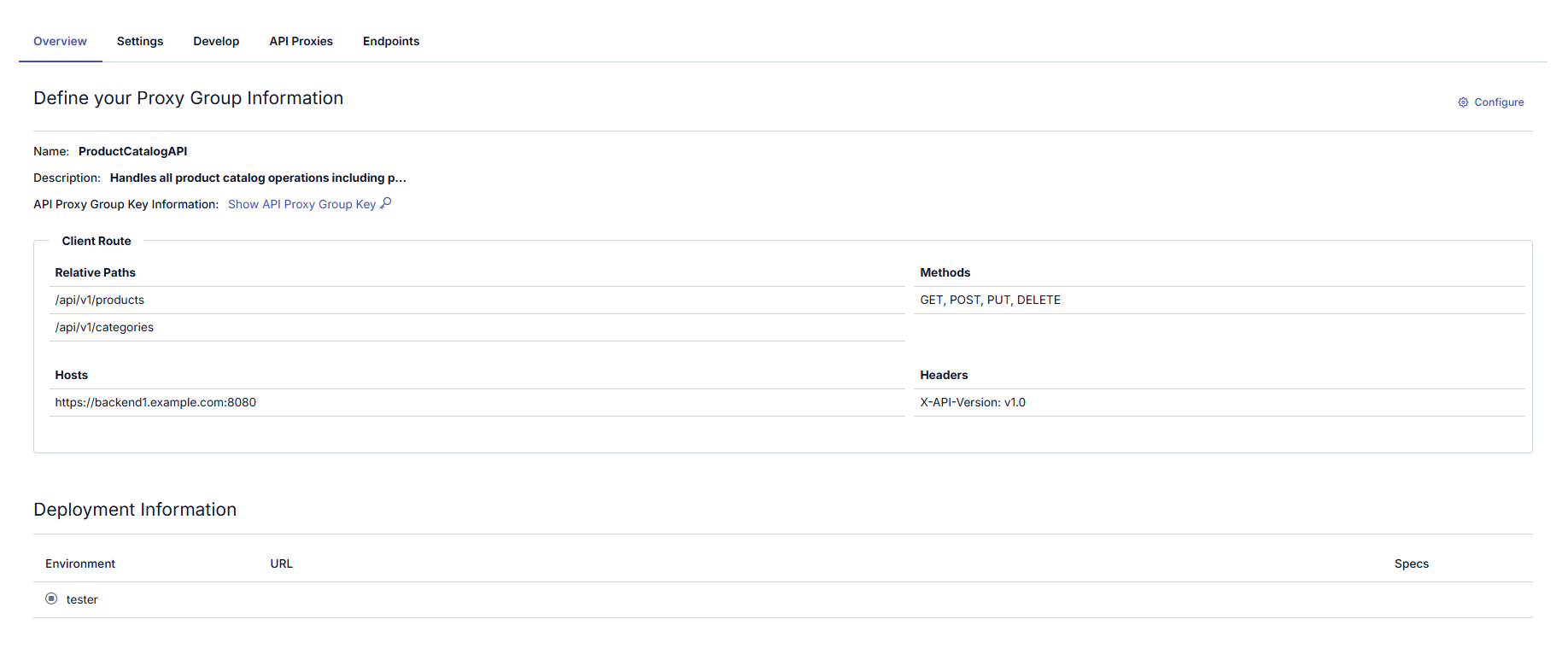 Overview Tab