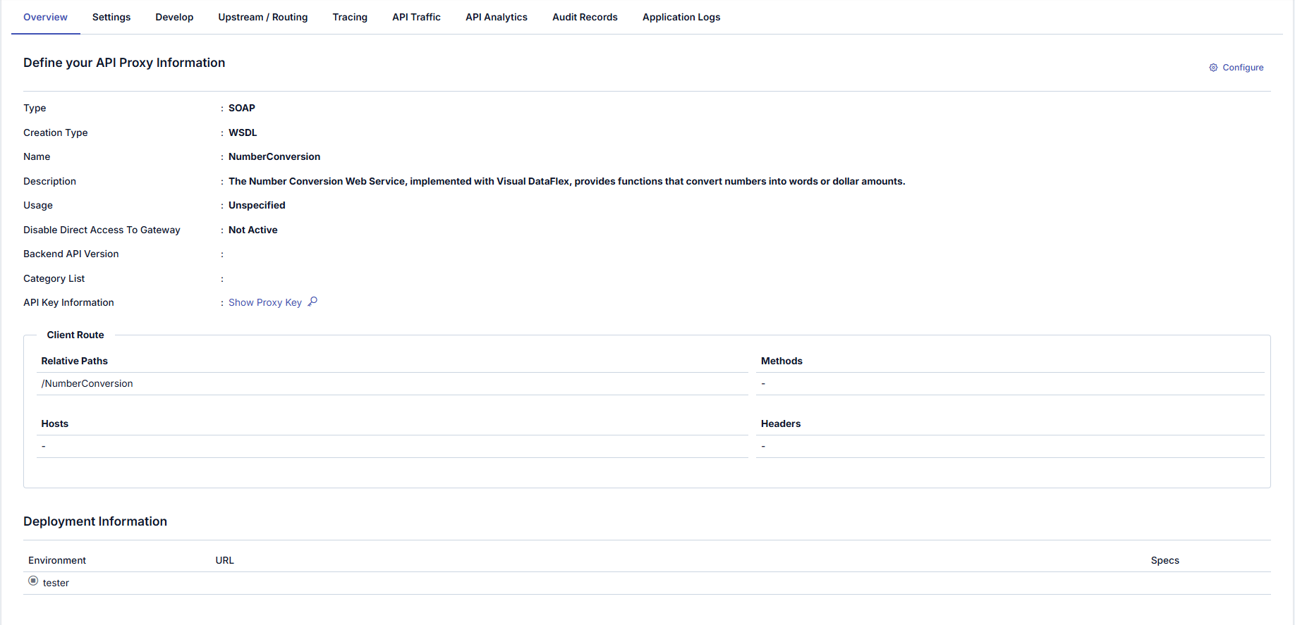 General Information Tab