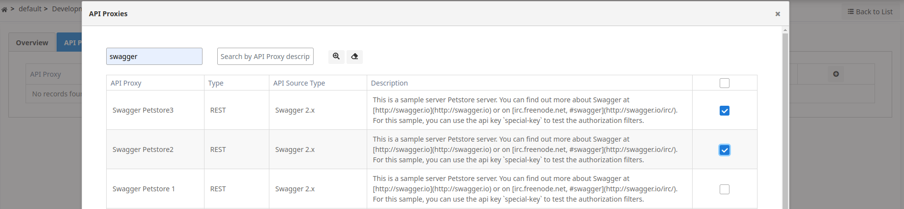 Adding API Proxy Settings 2