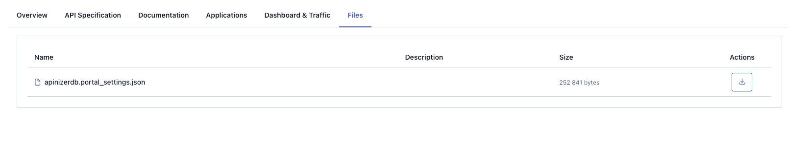 Files Tab