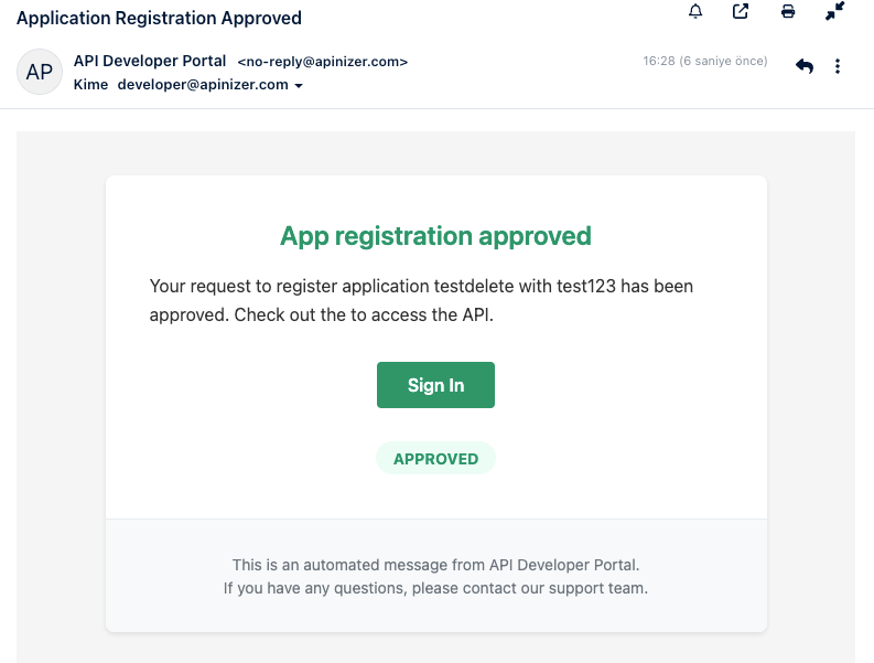 App Approved