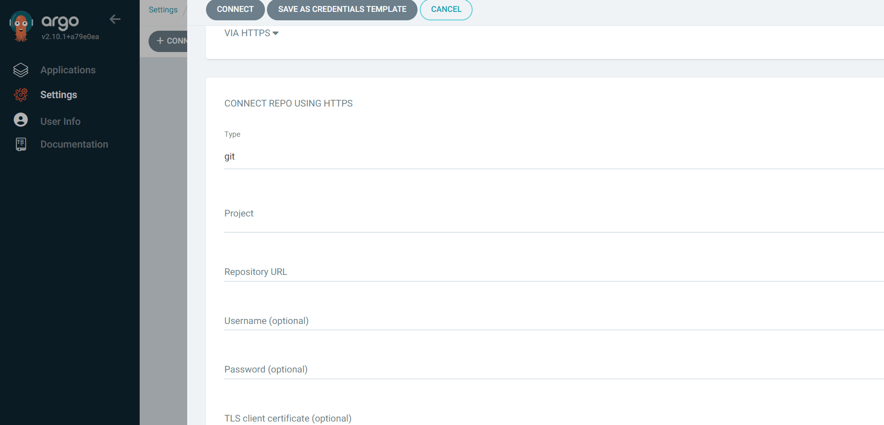 Adding Git Repository