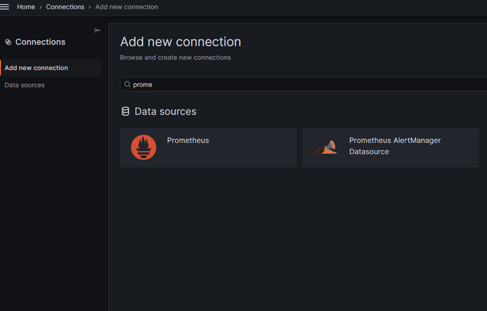 Adding Prometheus Data Source