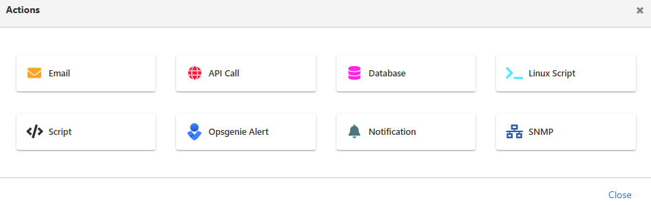 Actions Mail Settings