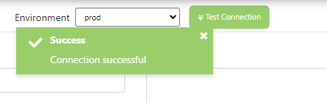 Test Connection Successful