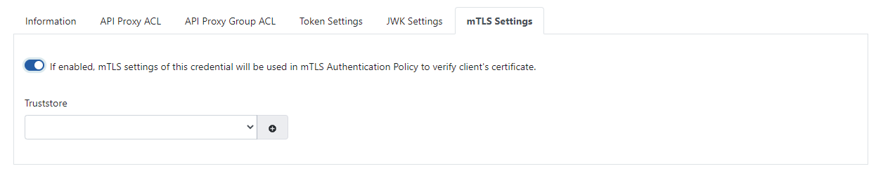 mTLS Ayarları